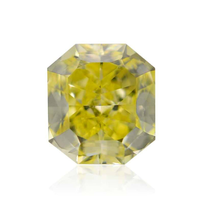 0.41 Yellow VS1 Fancy Color Radiant Diamond