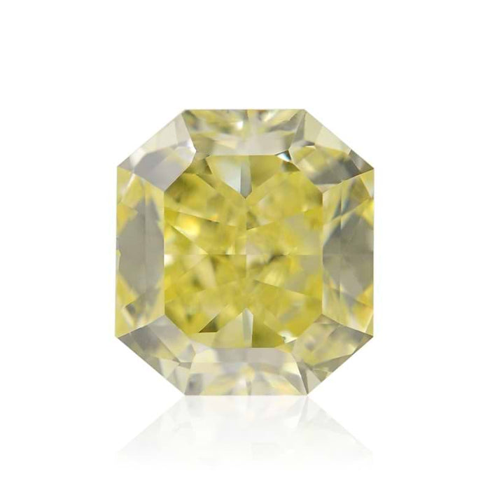 0.49 Yellow VS2 Fancy Color Radiant Diamond