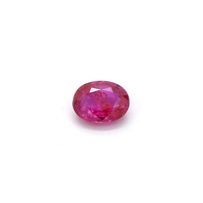 0.18 VI2 Oval Pinkish Red Ruby