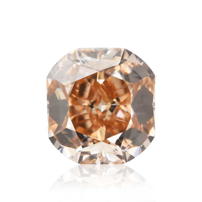1.02 Orange SI1 Fancy Color Cushion Diamond