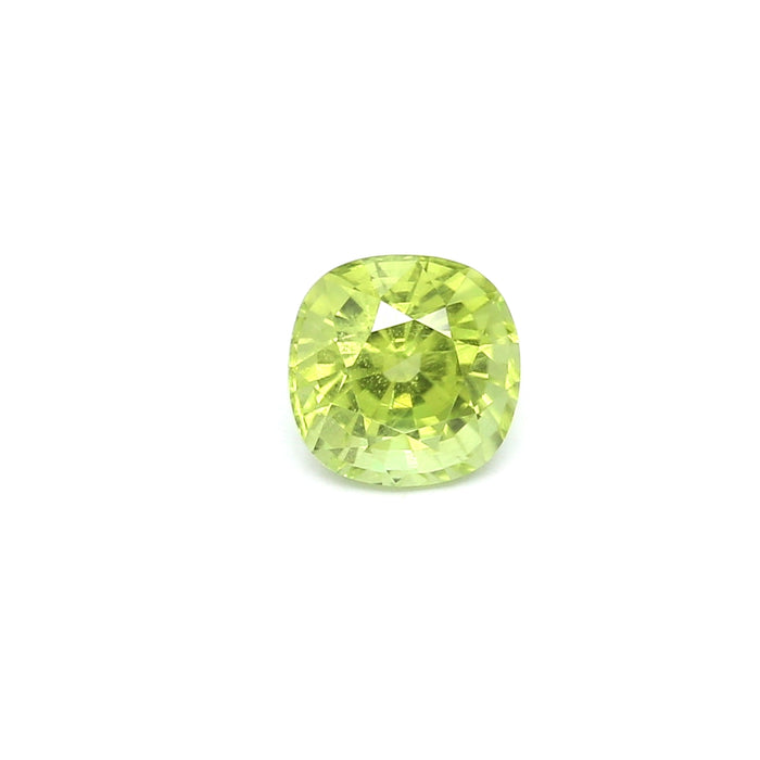 1.58 VI1 Cushion Yellowish Green Peridot