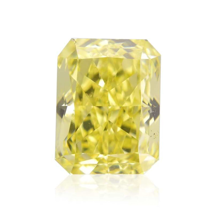 0.73 Yellow VS2 Fancy Color Radiant Diamond
