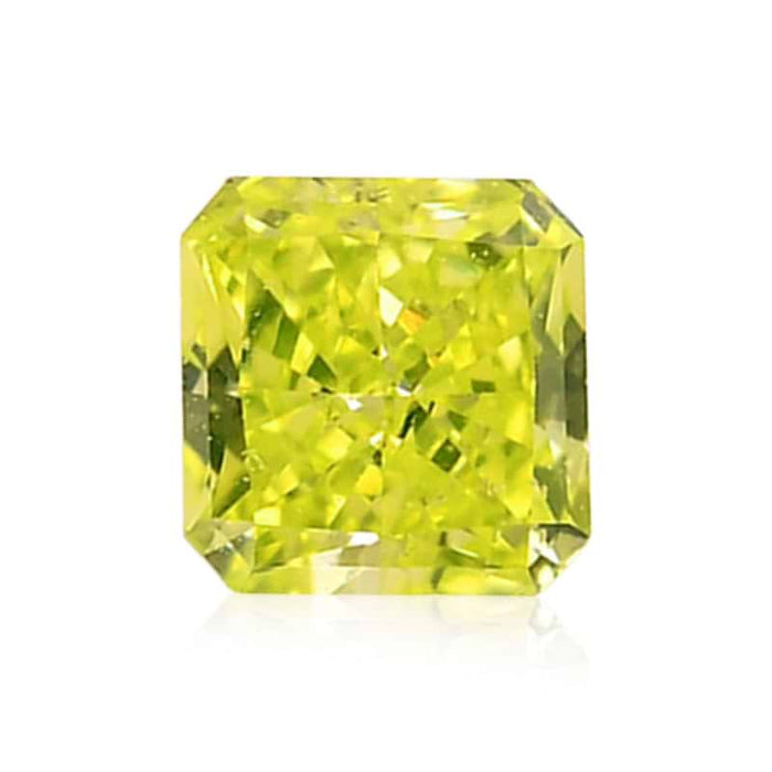 0.11 Yellow VS2 Fancy Color Radiant Diamond