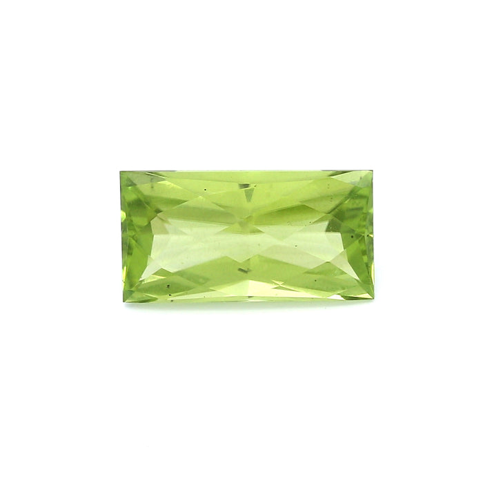3.74 VI1 Baguette Yellowish Green Peridot
