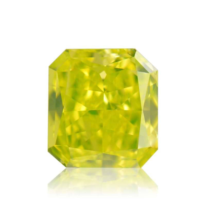 0.47 Yellow VVS1 Fancy Color Radiant Diamond