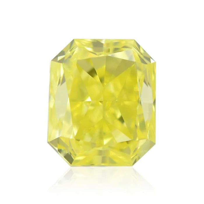 0.44 Yellow VS2 Fancy Color Radiant Diamond