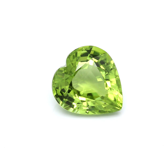 3.99 EC1 Heart-shaped Yellowish Green Peridot