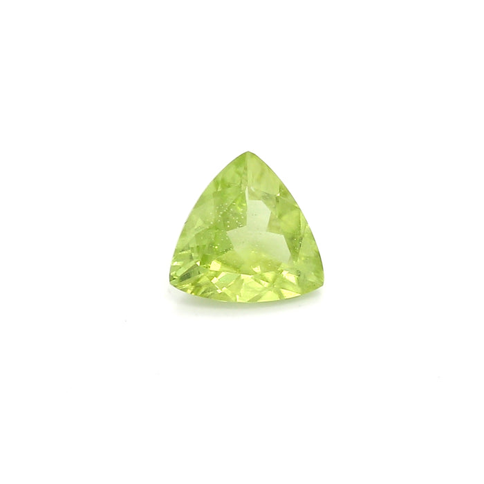 0.9 VI1 Triangular Yellowish Green Peridot