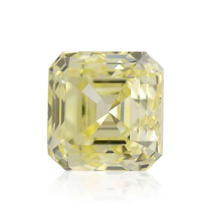 1.00 Yellow VS2 Fancy Color Asscher Diamond