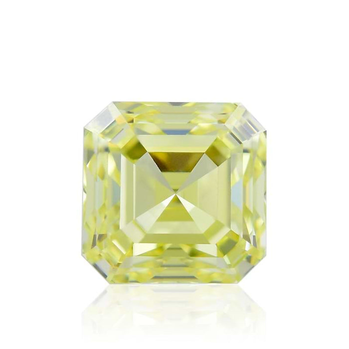 0.43 Yellow VVS2 Fancy Color Asscher Diamond