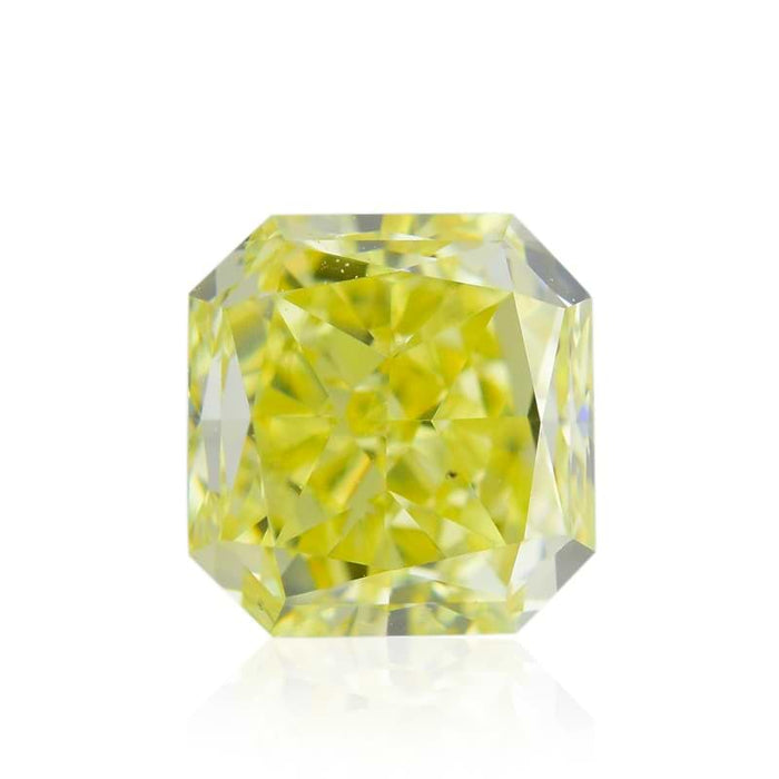 0.57 Yellow VS2 Fancy Color Radiant Diamond