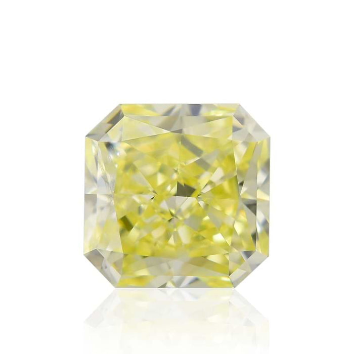0.71 Yellow VVS2 Fancy Color Radiant Diamond