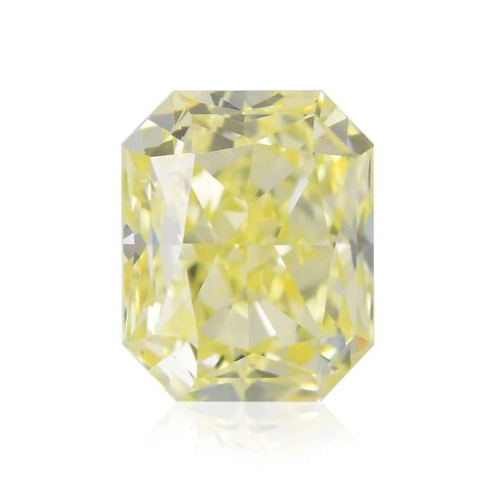 0.54 Yellow VVS2 Fancy Color Radiant Diamond
