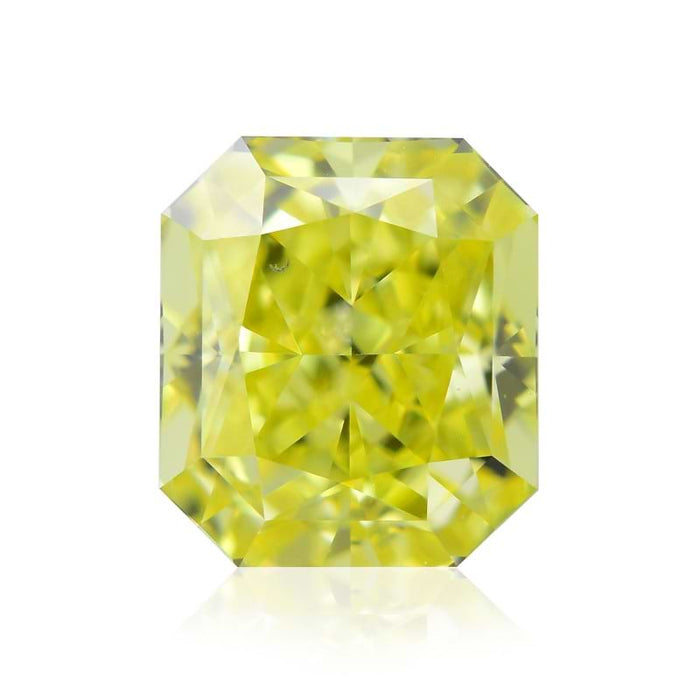 0.51 Yellow VVS2 Fancy Color Radiant Diamond