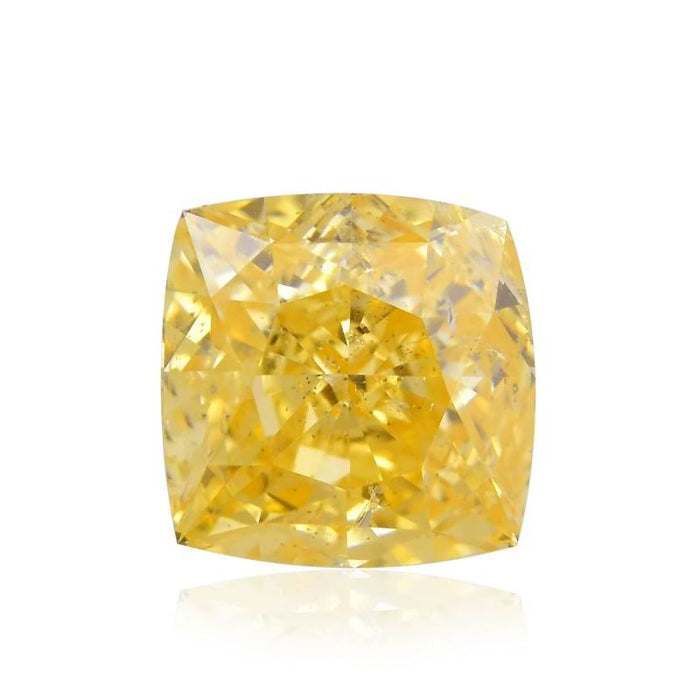 0.55 Orange I1 Fancy Color Cushion Diamond