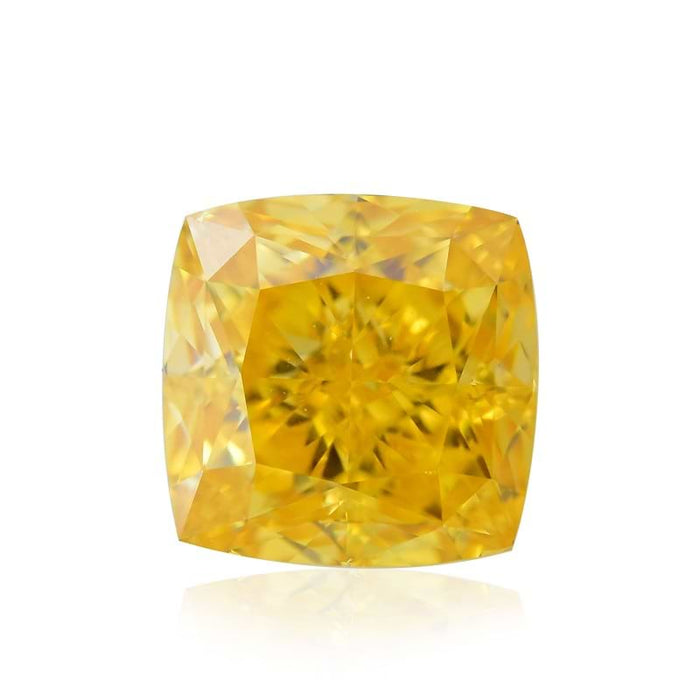0.59 Yellow VS1 Fancy Color Cushion Diamond