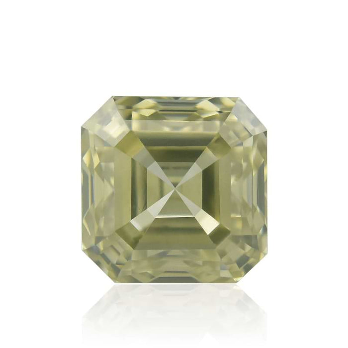 0.54 Yellow VS1 Fancy Color Asscher Diamond