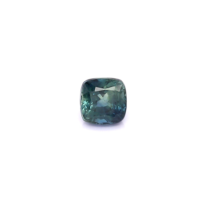 0.45 VI1 Cushion Greenish Blue Sapphire