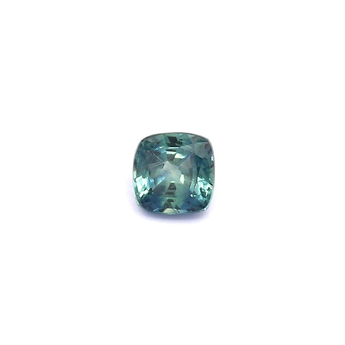 0.66 VI1 Cushion Greenish Blue Sapphire