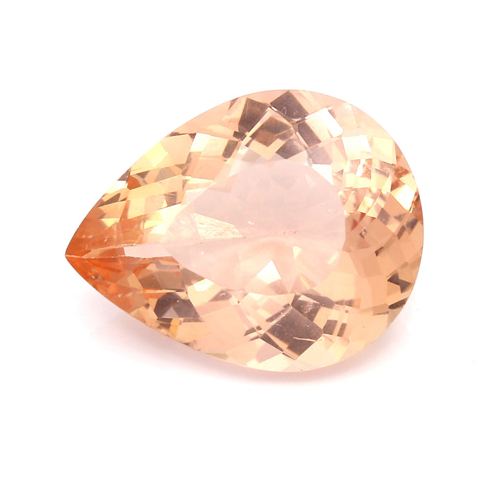 11.84 VI1 Pear-shaped Pinkish Orange Morganite
