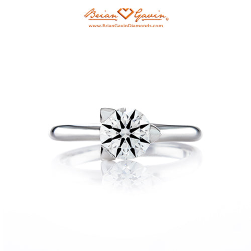 Three Prong Martini Solitaire