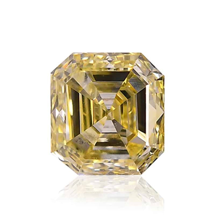 0.46 Yellow VS2 Fancy Color Emerald Diamond