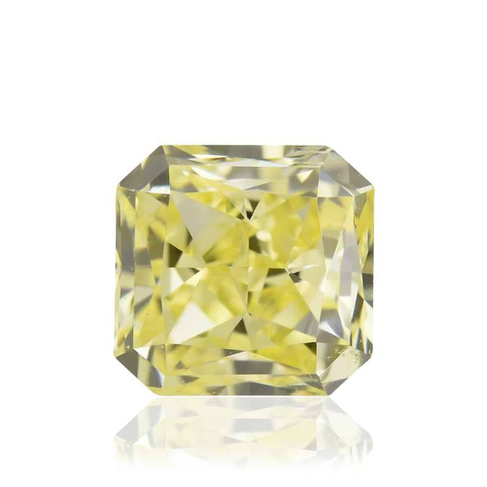 0.43 Yellow SI1 Fancy Color Radiant Diamond
