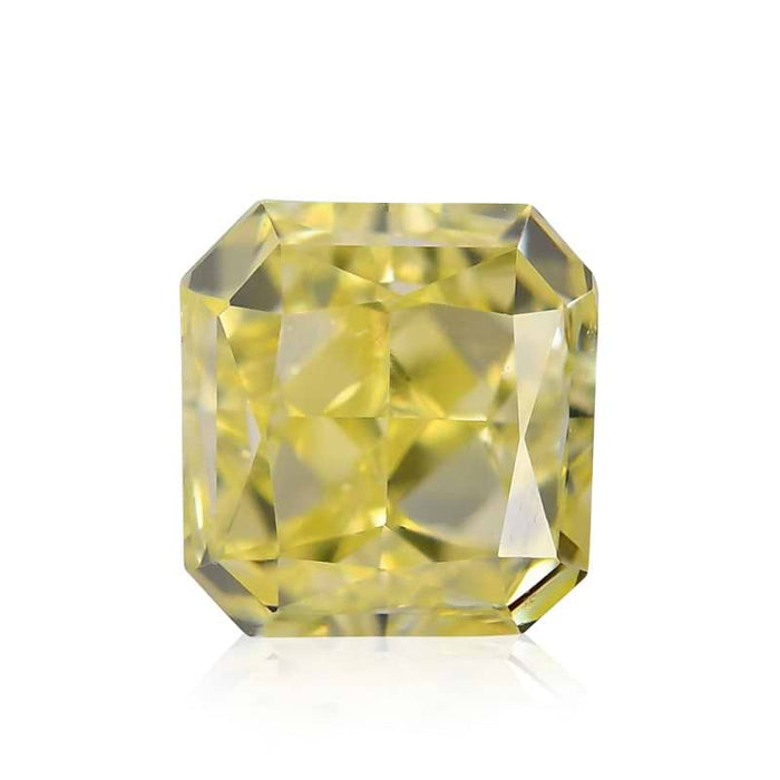 0.49 Yellow VS1 Fancy Color Cushion Diamond