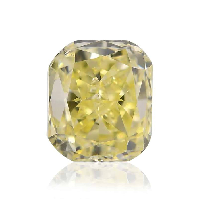 0.49 Yellow VS1 Fancy Color Radiant Diamond