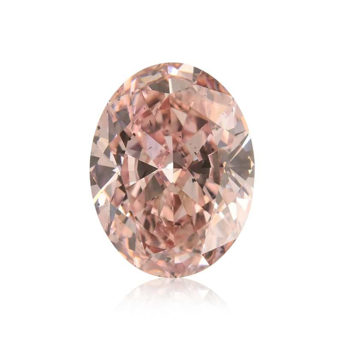 0.65 Pink SI1 Fancy Color Oval Diamond