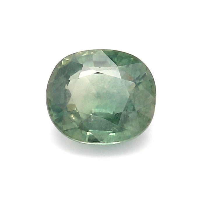 2.07 VI2 Cushion Grayish green Fancy sapphire