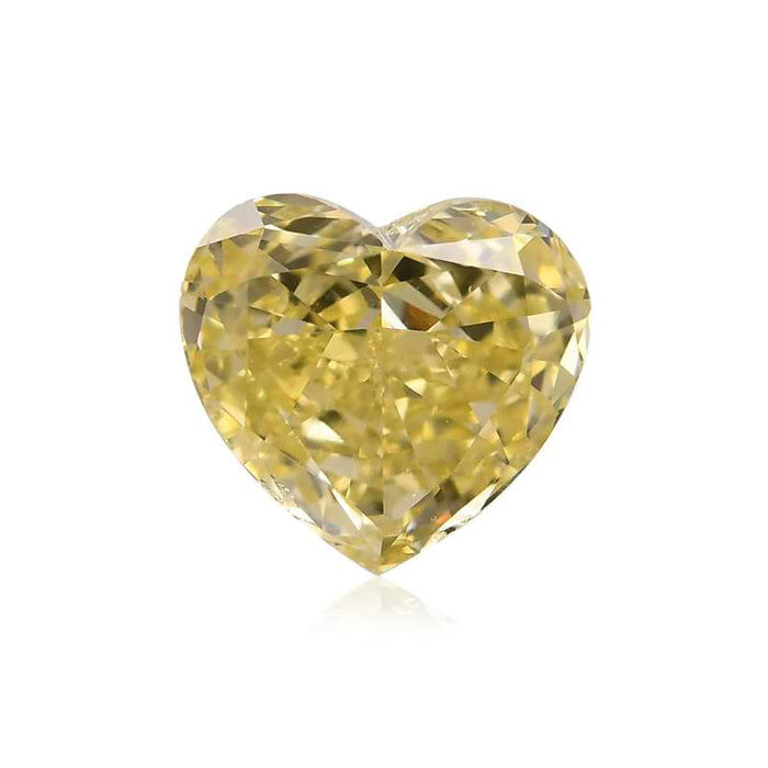0.75 Yellow SI1 Fancy Color Heart Diamond
