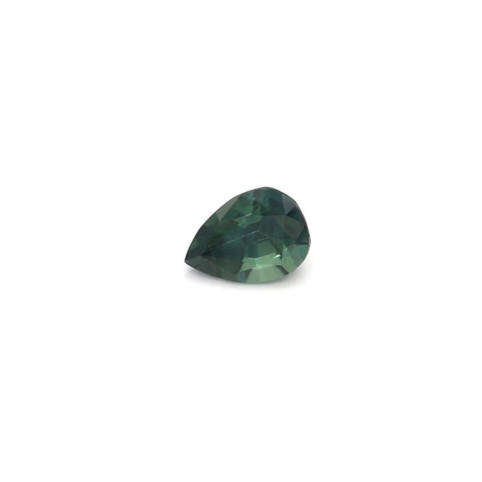 0.6 VI1 Pear-shaped Greenish Blue Sapphire