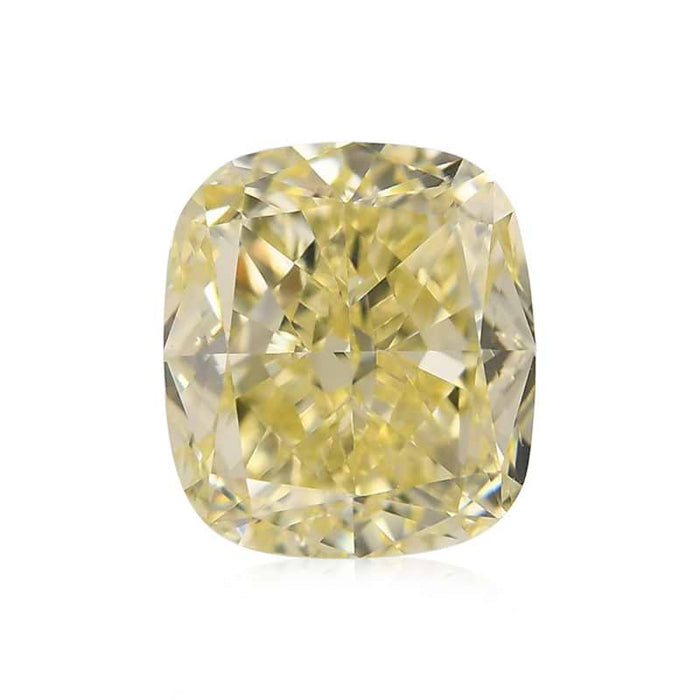1.52 Yellow VVS2 Fancy Color Cushion Diamond