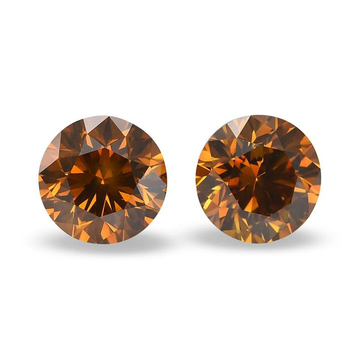 2.48 Orange SI2 Fancy Color Round Diamond