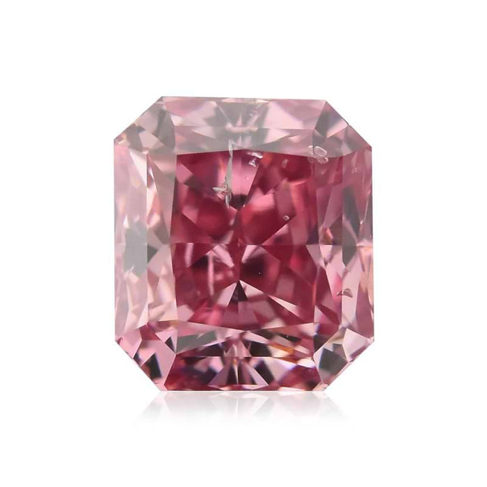 0.62 Pink SI2 Fancy Color Radiant Diamond