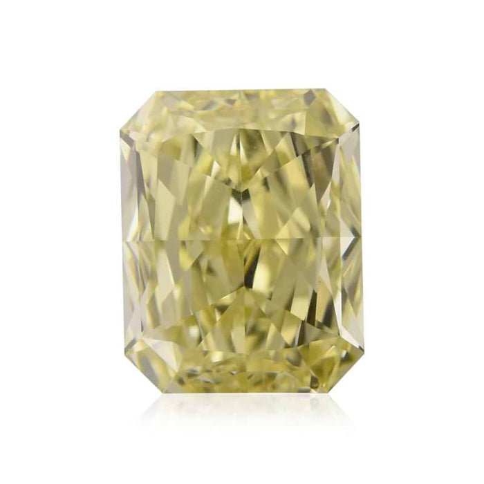 0.83 Yellow VS1 Fancy Color Radiant Diamond