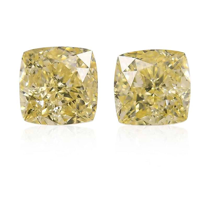 0.64 Yellow SI1 Fancy Color Cushion Diamond