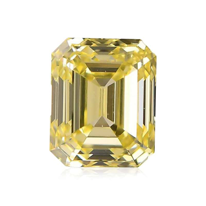 0.56 Yellow VVS1 Fancy Color Emerald Diamond