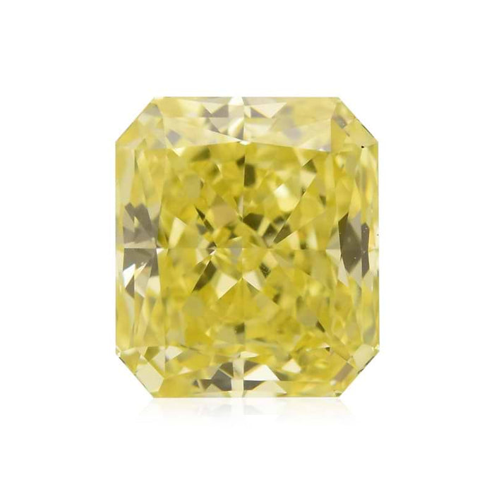 0.53 Yellow VS2 Fancy Color Radiant Diamond