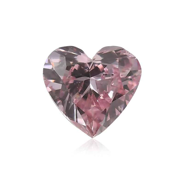 0.48 Pink VS2 Fancy Color Heart Diamond