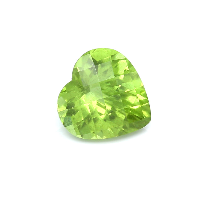 4.05 VI1 Heart-shaped Yellowish Green Peridot