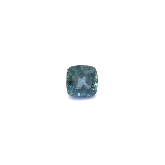 0.47 VI1 Cushion Greenish Blue Sapphire