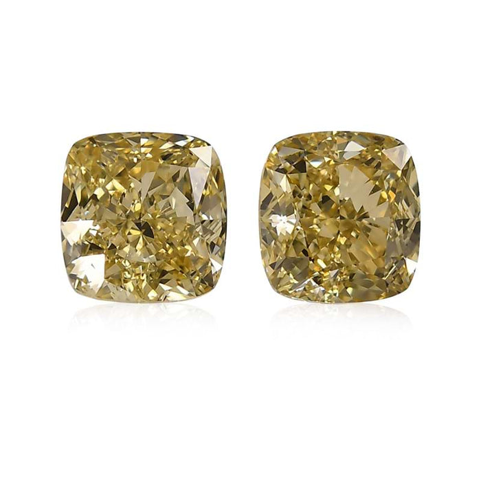 2.01 Yellow VVS2 Fancy Color Cushion Diamond