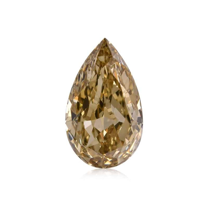 2.01 Yellow VVS2 Fancy Color Pear Diamond