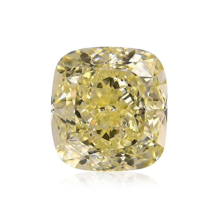 3.05 Yellow VS1 Fancy Color Cushion Diamond