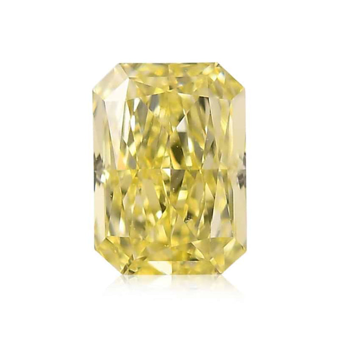 0.62 Yellow VVS1 Fancy Color Radiant Diamond