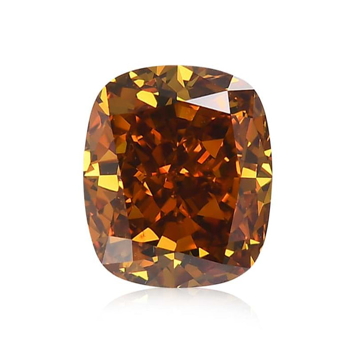 2.12 Orange SI2 Fancy Color Cushion Diamond