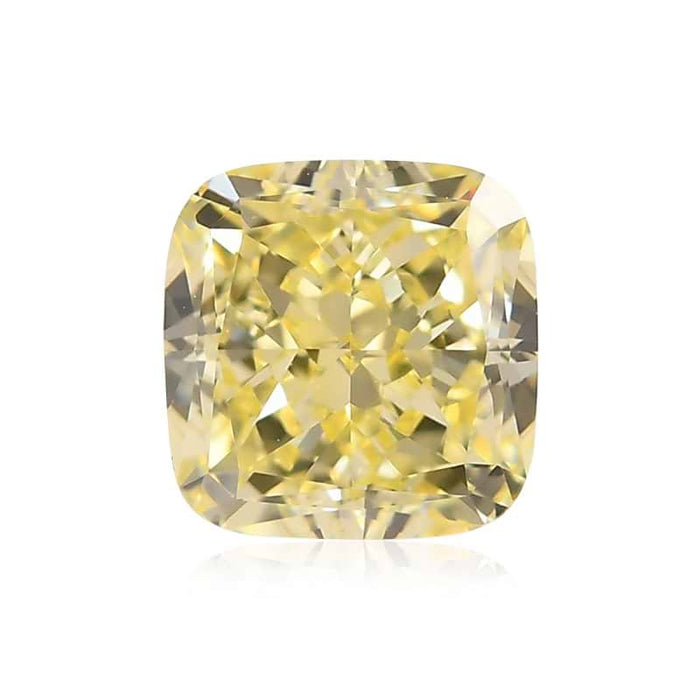1.07 Yellow VS1 Fancy Color Cushion Diamond