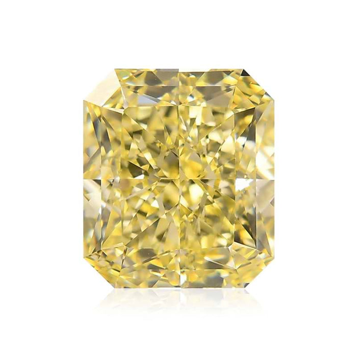 6.69 Yellow VVS2 Fancy Color Radiant Diamond